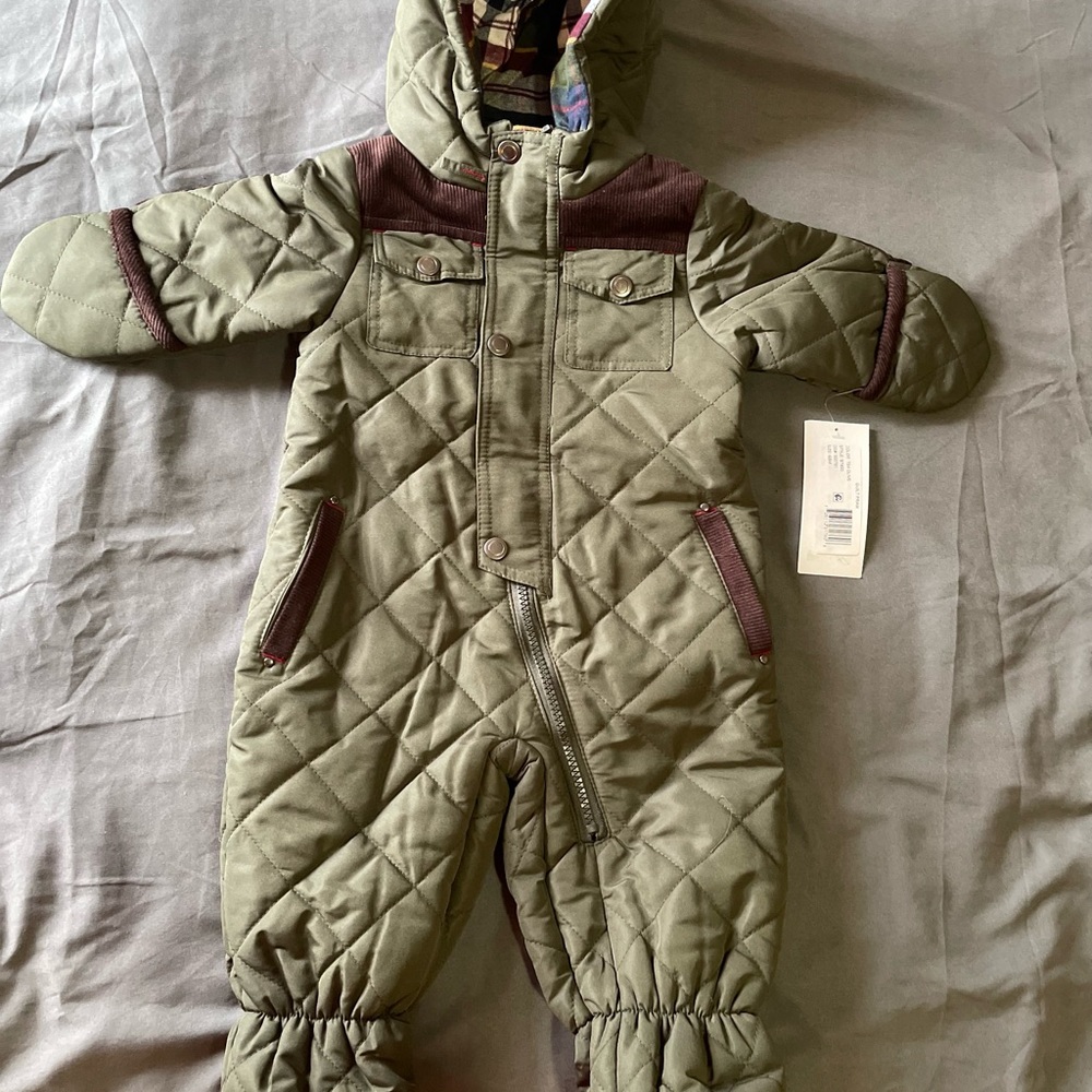 Quilt snow suit